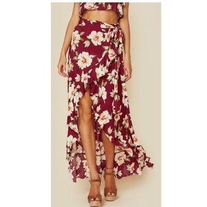 Blue Life Aura wrap skirt